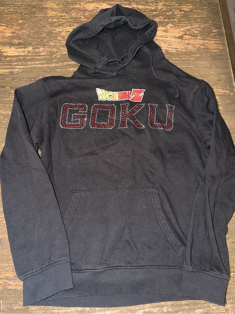 Dragon Ball Z GOKU Men's Black Zip Up Hoodie
